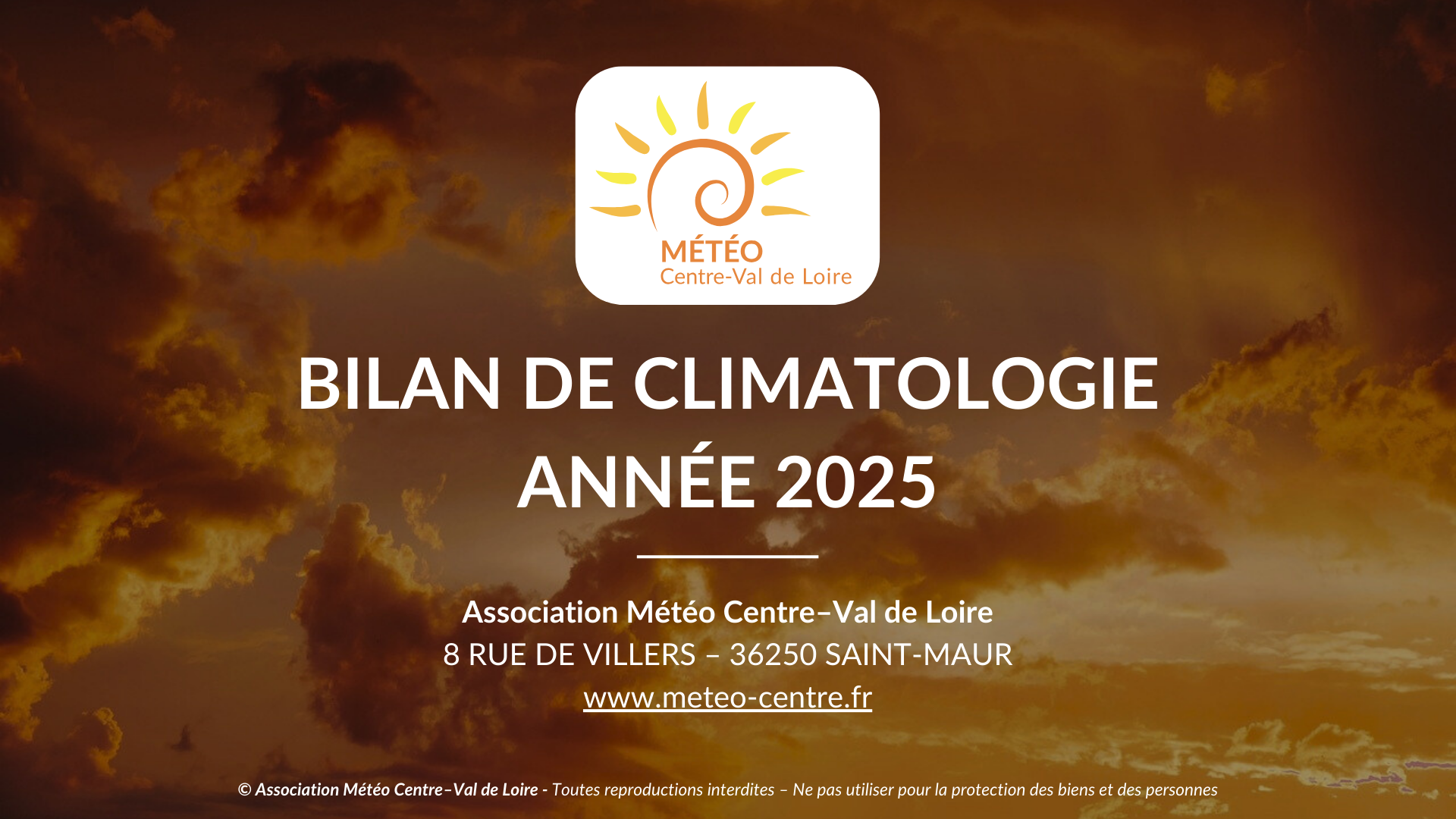 Bilan de climatologie de 2025 dans la région Centre - Val de Loire