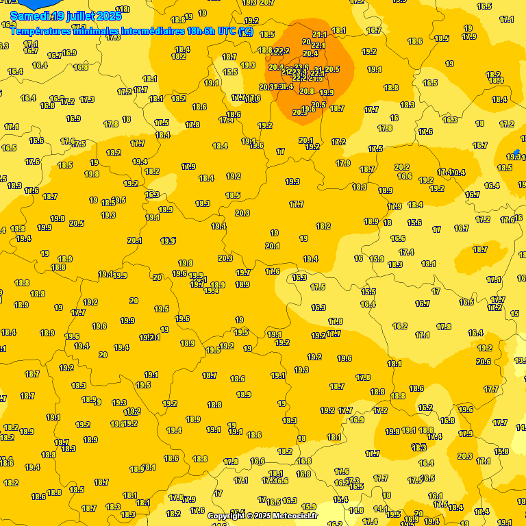 [CHALEUR] – NUIT DU 18 AU 19 JUILLET A NOUVEAU TROPICALE SUR LE CENTRE – VAL DE LOIRE