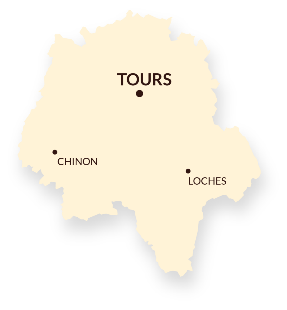 Carte de l'Indre-et-Loire (37)