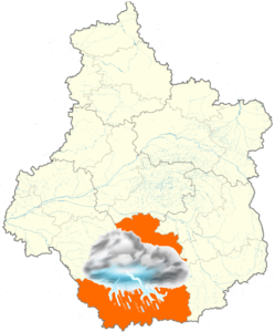 Carte orage Indre 36
