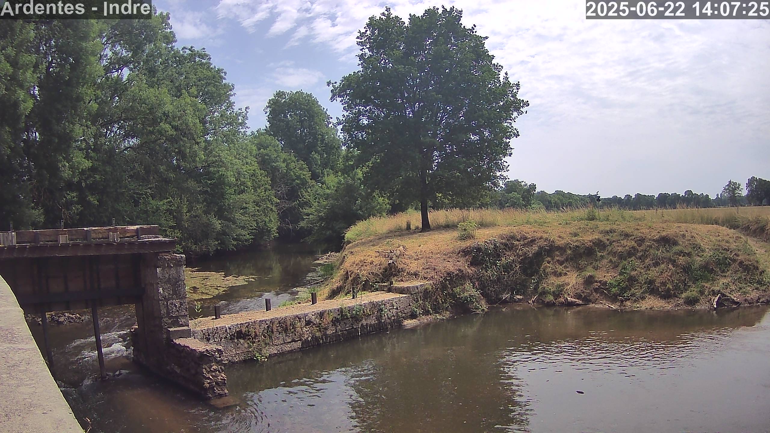 [Réseau] Une webcam pour suivre le niveau de l&rsquo;Indre amont (36)