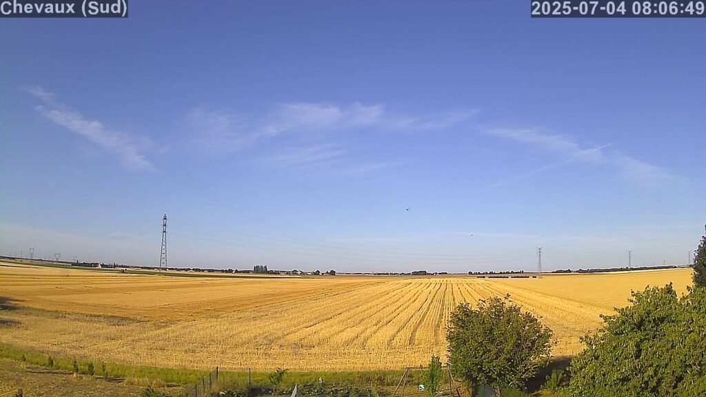 Vue de la webcam météo de Sougy - Chevaux - Loiret (45)