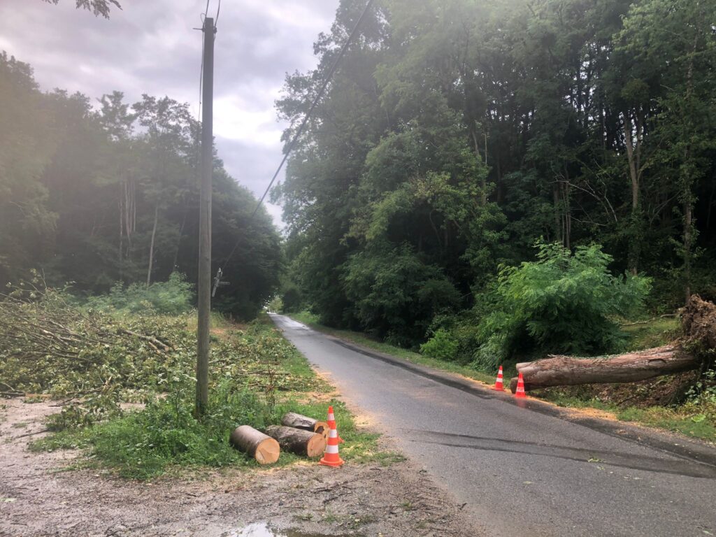 Dégâts à Pocé-sur-Cisse - 21 juillet 2025