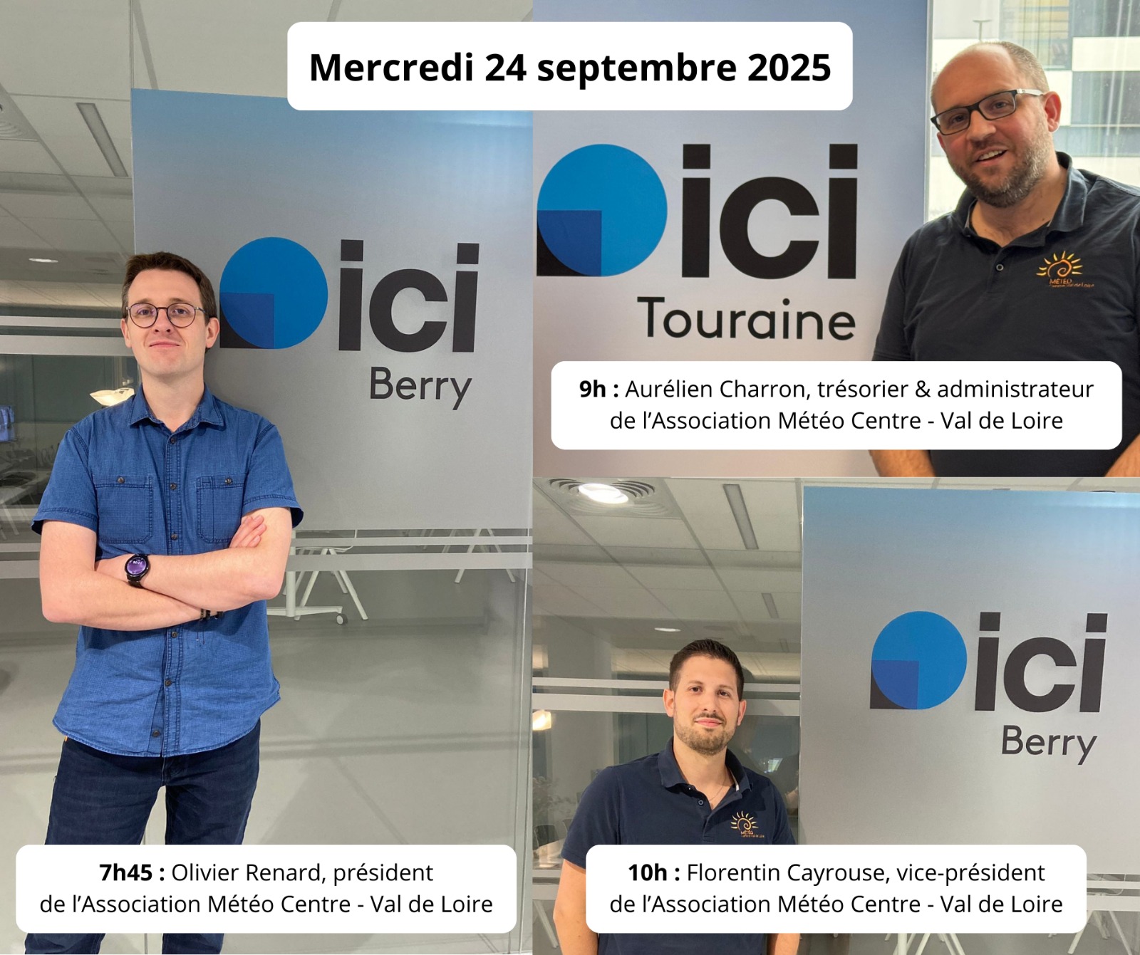Interviews – ICI Berry et ICI Touraine – Septembre 2025