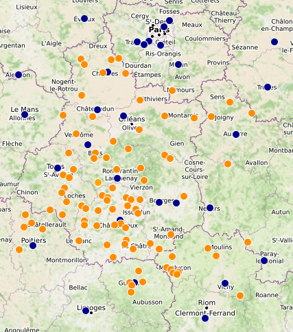 Réseau de stations Météo Centre - Val de Loire