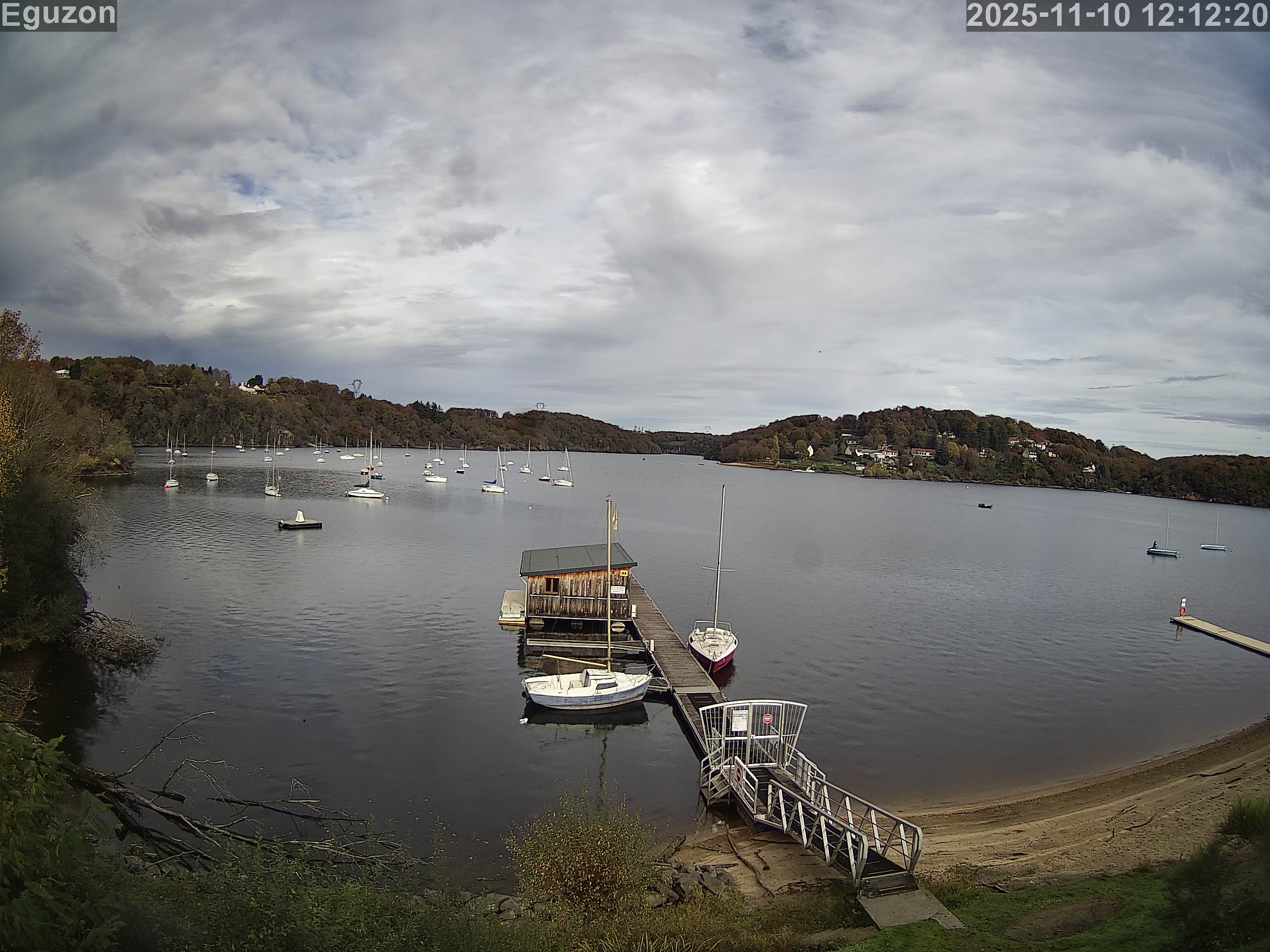 Vue de la webcam du Lac d'Eguzon (Indre - 36)