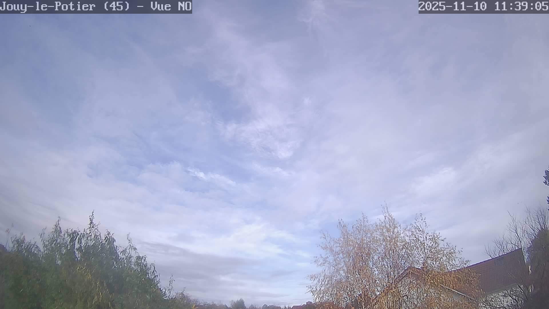 Vue de la webcam de Jouy-le-Potier (Loiret - 45)