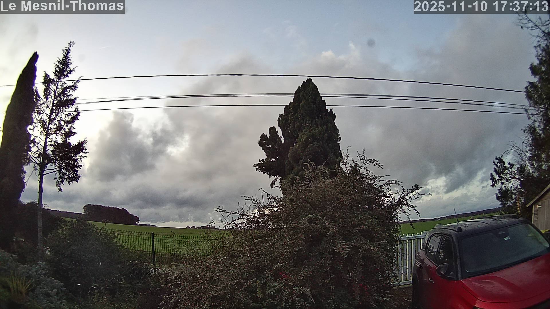 Vue de la webcam météo du Mesnil-Thomas (Eure-et-loir - 28)