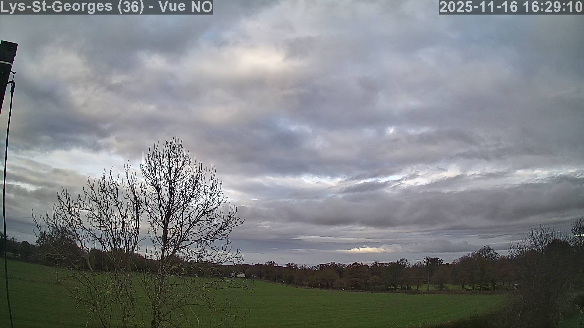 Vue de la webcam de Lys-Saint-Georges (36)