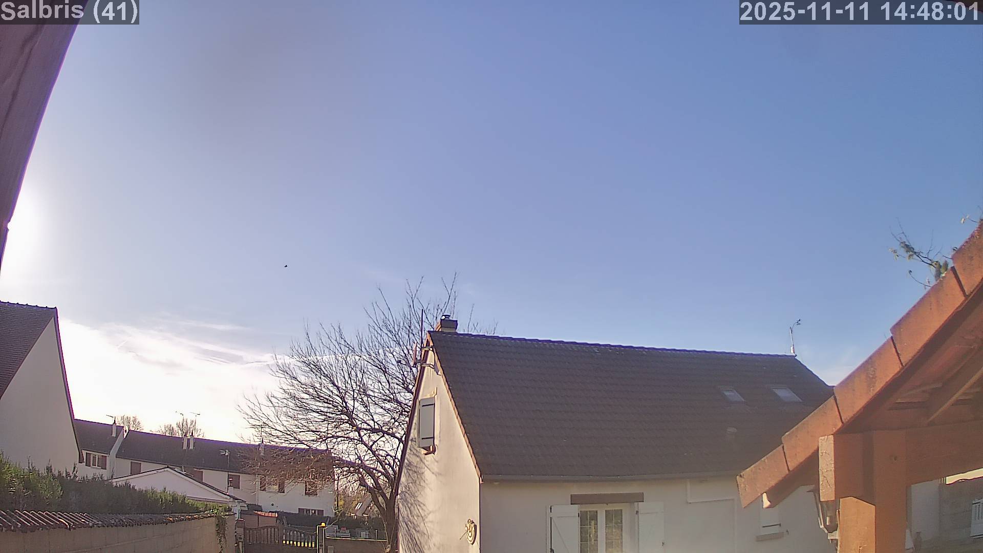 Vue de la webcam de Salbris (41)