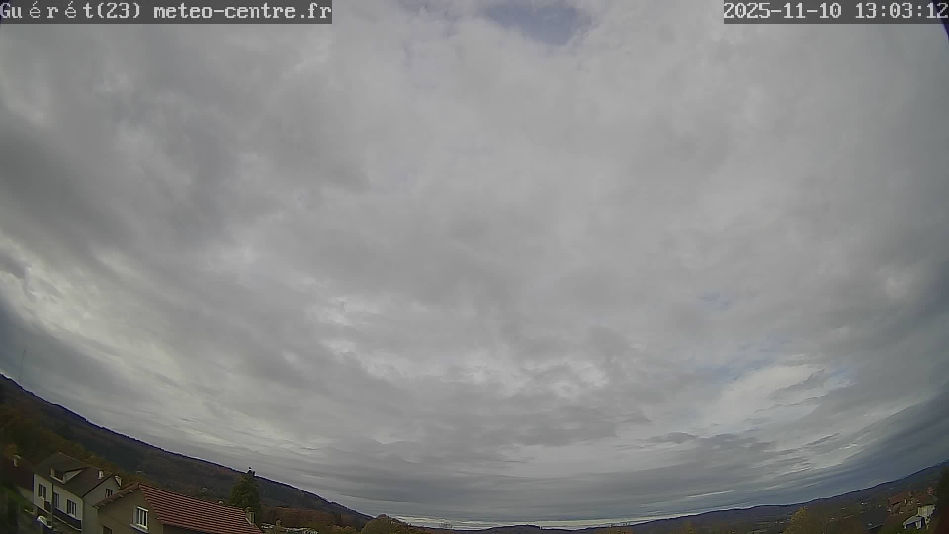 Vue de la webcam de Guéret (23)