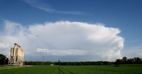 Cumulonimbus au-dessus de la Sologne