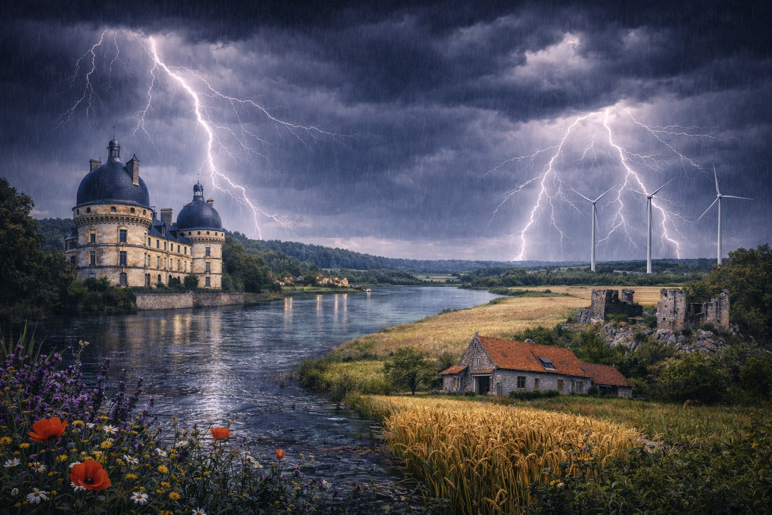 Orage dans l'Indre (36)