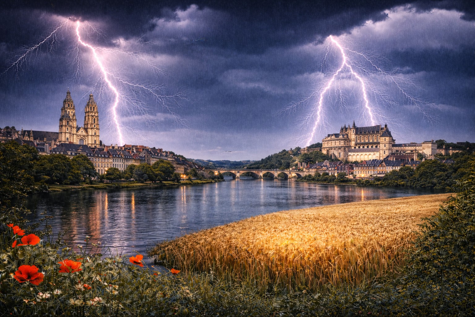 Orage dans l'Indre-et-Loire (37)