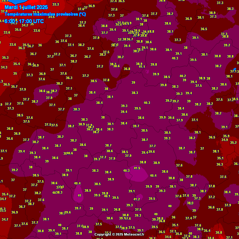 [BILAN] – SUIVI DE L&rsquo;EPISODE DE CHALEUR ET DE CANICULE – FIN JUIN ET DEBUT JUILLET 2025