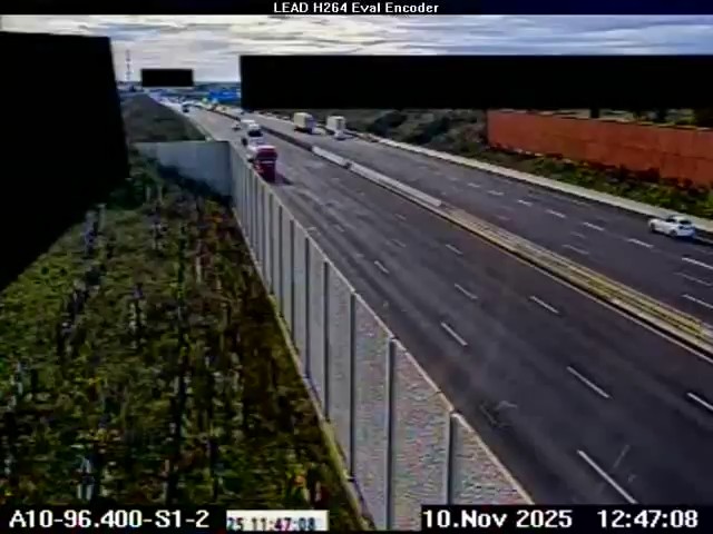 Vue de la webcam sur l'A10 à Orléans (45)