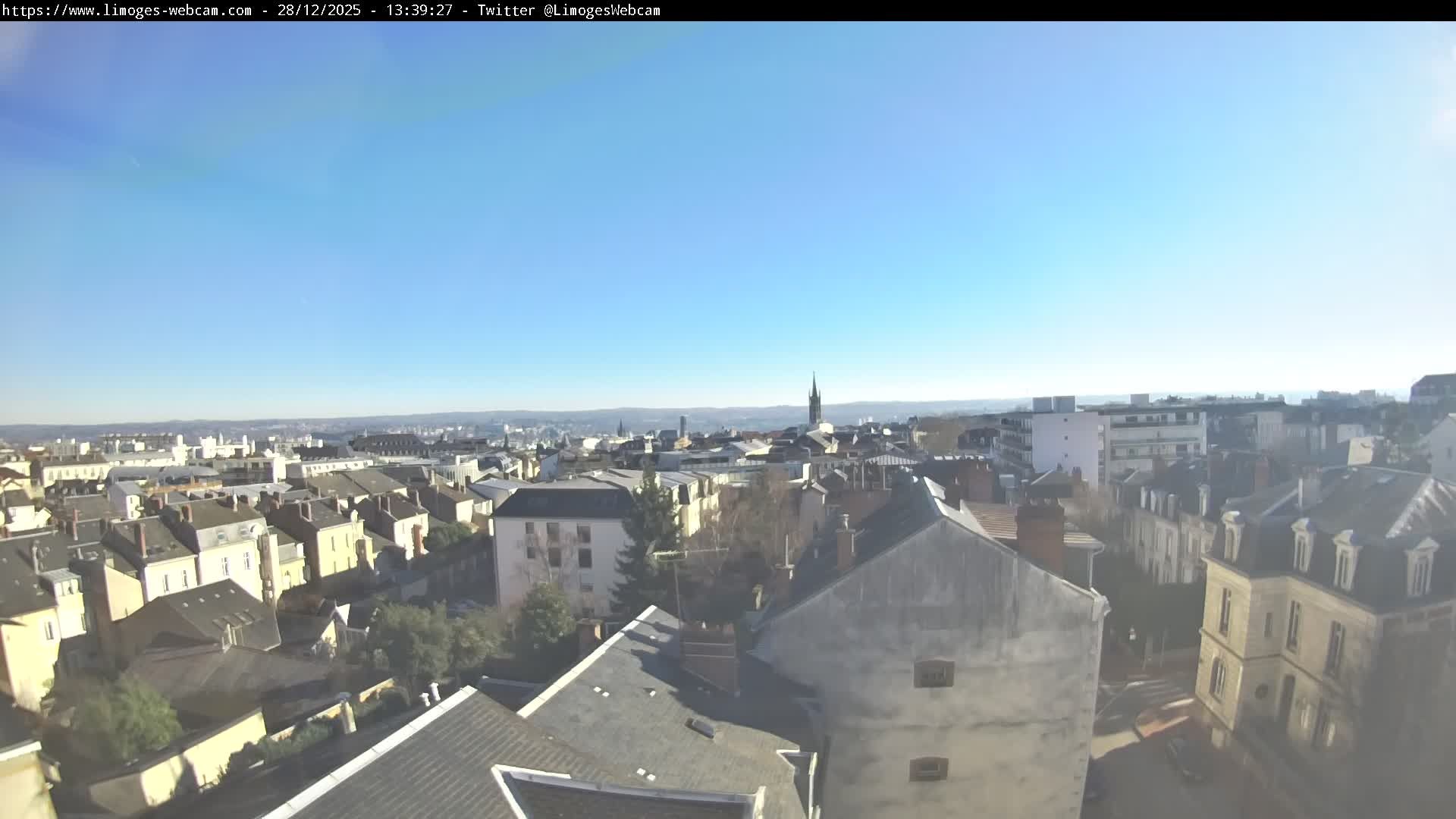 Vue de la webcam de Limoges (87)