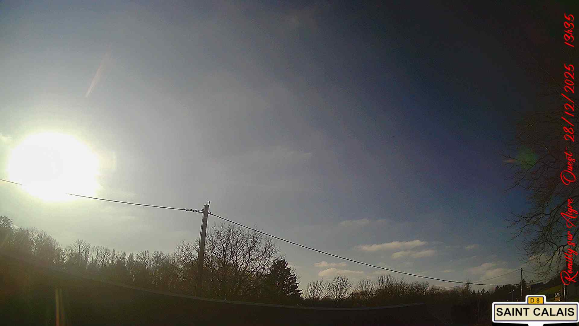 Vue de la webcam de Romilly-sur-Aigre (28)